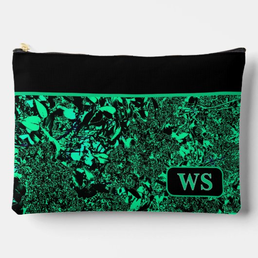 Vibrant Green Cosmetic Pouch アクセサリーポーチ (正面)