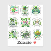 Vibrant Green St. Patrick’s Day Kids Pack シール (シート)