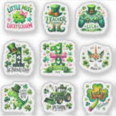 Vibrant Green St. Patrick’s Day Kids Pack シール (正面)
