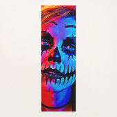 Vibrant Halloween Makeup Art ヨガマット (正面)