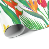 Vibrant Hawaiian Summer Gift Wrap ラッピングペーパー (ロールコーナー)