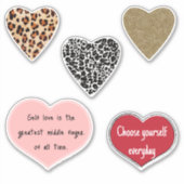 Vibrant hearts romance wallpaper シール (正面)