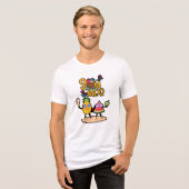 Vibrant Hello Summer  トライブレンドＴシャツ (正面全面)