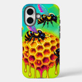 Vibrant Honeybee Phone Case Case-Mate iPhoneケース (裏面)