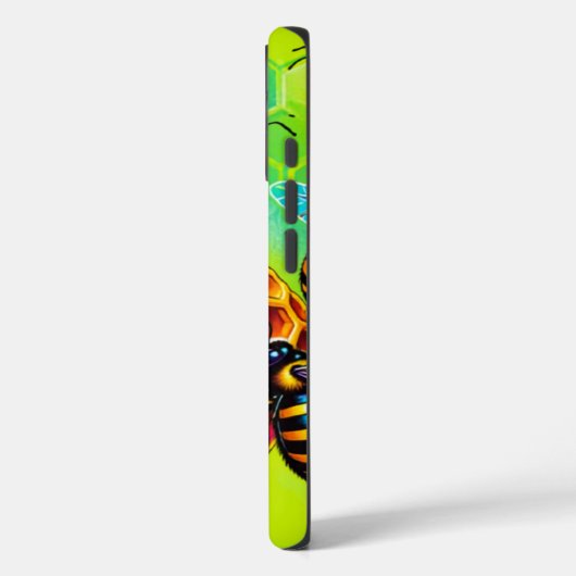 Vibrant Honeybee Phone Case Case-Mate iPhoneケース (裏面 / 左)