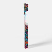 Vibrant Huichol Animal Spirit Phone Case iPhoneケース (左側面)