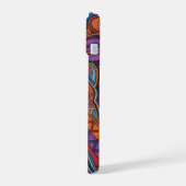 Vibrant Huichol Animal Spirit Phone Case iPhone 15ケース (左側面)