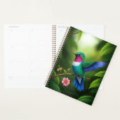 Vibrant Hummingbird Among Leaves プランナー手帳 (ディスプレー)