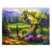Vibrant Impasto Art Calendar 2026 カレンダー (カバー)