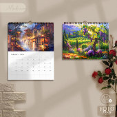 Vibrant Impasto Art Calendar 2026 カレンダー