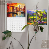 Vibrant Impasto Art Calendar 2026 カレンダー