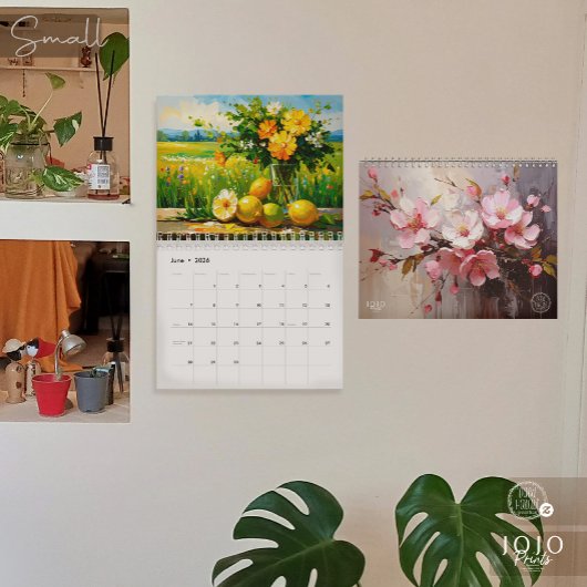 Vibrant Impasto Art Calendar 2026 カレンダー
