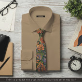 Vibrant Impressionist Garden Necktie ネクタイ