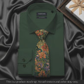 Vibrant Impressionist Garden Necktie ネクタイ