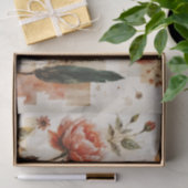 Vibrant Italian-Inspired Floral Collage 薄葉紙 (ギフト)