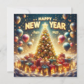 Vibrant & Joyful New Year 2025 シーズンカード (正面)