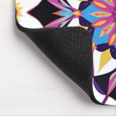 Vibrant Kaleidoscope Mandala Pattern マウスパッド (コーナー)