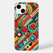 Vibrant Kinetic Geometric Circles Phone Case  Case-Mate iPhoneケース (裏面)