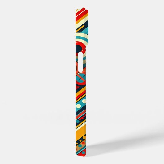 Vibrant Kinetic Geometric Circles Phone Case  Case-Mate iPhoneケース (裏面 / 右)