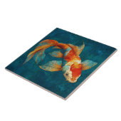 Vibrant Koi Fish Illustration タイル (側面)