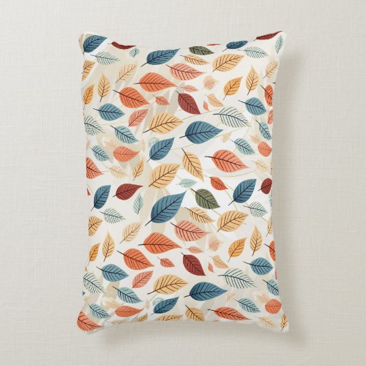 VIBRANT LEAF PATTERNS アクセントクッション (正面(垂直))