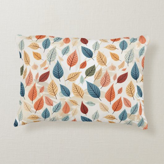 VIBRANT LEAF PATTERNS アクセントクッション (裏面)