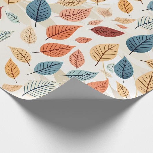 VIBRANT LEAF PATTERNS ラッピングペーパー (角)