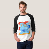 Vibrant "Less Is More" Abstract Graphic Tシャツ (正面フル)