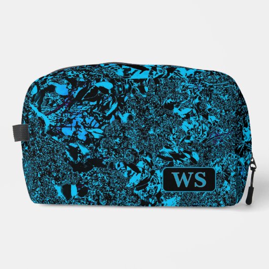 Vibrant Light Blue  Monogram Toiletry Bag ドップキット (正面)