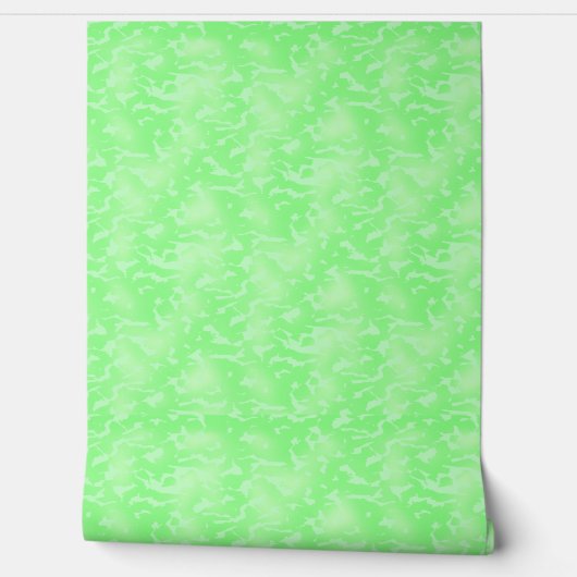 Vibrant Lime Green Abstract Camo Pattern Wallpaper 壁紙 (ほどく)