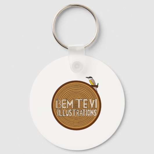 Vibrant Lion's Head Key Ring キーホルダー (裏面)