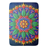 Vibrant Mandala Artistry バスマット (正面縦)