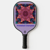 Vibrant Mandala Pickleball Paddle  ピックルボールラケット (裏面)