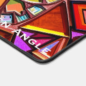 Vibrant Maximalist Mirror Pattern デスクマット (コーナー)