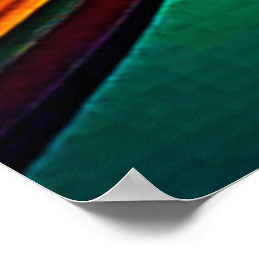 Vibrant Mediterranean Port Life Design ポスター (角)