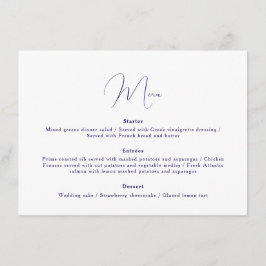 Vibrant Mexican Fiesta Style Rainbow Wedding メニュー