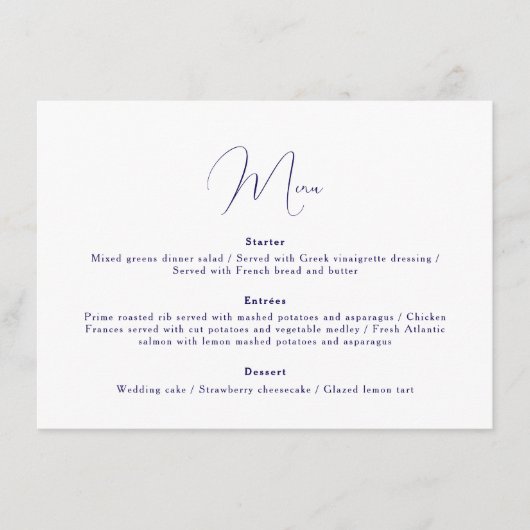 Vibrant Mexican Fiesta Style Rainbow Wedding メニュー (正面)