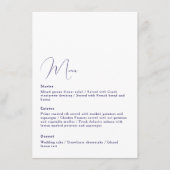 Vibrant Mexican Fiesta Style Rainbow Wedding Menu メニュー (正面)