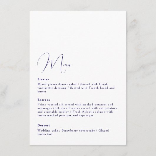 Vibrant Mexican Fiesta Style Rainbow Wedding Menu メニュー (正面)