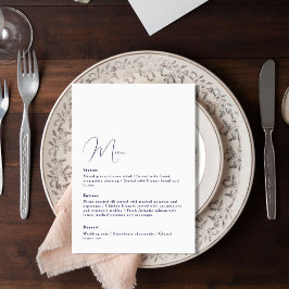 Vibrant Mexican Fiesta Style Rainbow Wedding Menu メニュー