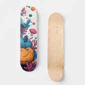 Vibrant Modern Designer Skateboard スケートボード (正面)