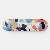 Vibrant Modern Designer Skateboard スケートボード (横)