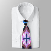 Vibrant Modern Geometric Abstract ネクタイ (タイ)