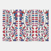 Vibrant Modern Gift ラッピングペーパーシート (正面3)