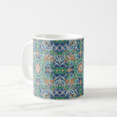 Vibrant Moroccan Zellige Tile Pattern  コーヒーマグカップ (正面左)