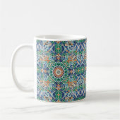 Vibrant Moroccan Zellige Tile Pattern  コーヒーマグカップ (左)