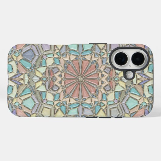 vibrant mosaic Case-Mate iPhoneケース (裏面 (横))