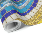 Vibrant Mosaic Swirl Wrapping Paper ラッピングペーパー (ロールコーナー)