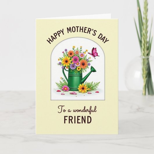 Vibrant Mothers Day Friend Card カード (正面)