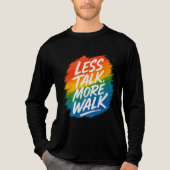 Vibrant Motivational Graphic トライブレンドＴシャツ (正面)